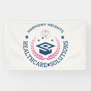 Banderoles Harmony Heights Healthcare Solutions Logo de l'ent