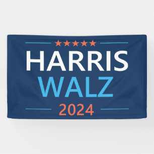 Banderoles Harris Walz 2024 pour le président