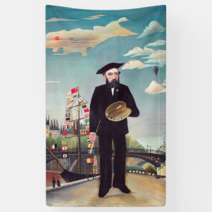 Banderoles Henri Rousseau - Mon portrait-Paysage