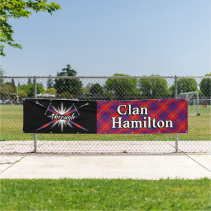 Banderoles Highland Festival Clan Hamilton Tent