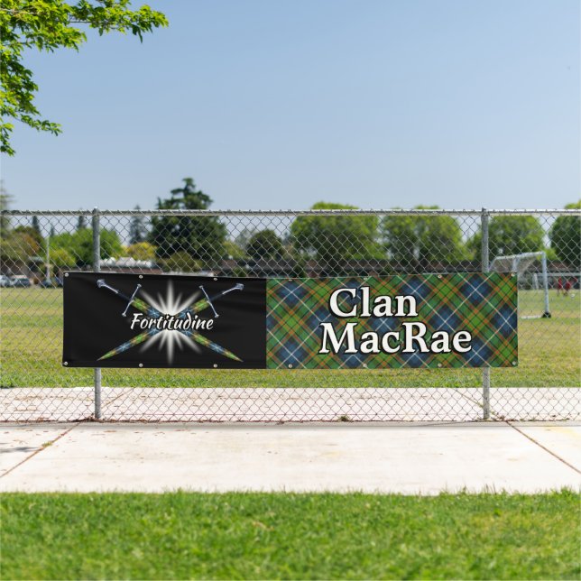 Banderoles Highland Festival Clan MacRae Tent (En situation)