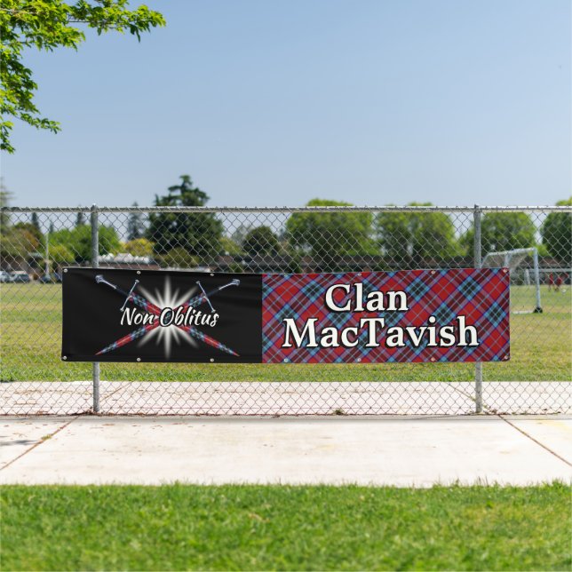 Banderoles Highland Festival Clan MacTavish Tent (En situation)
