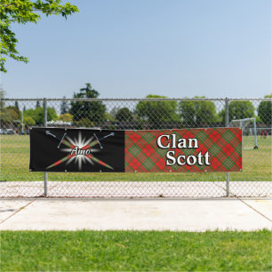 Banderoles Highland Festival Clan Scott Tent