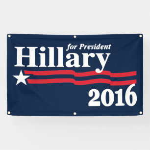 Banderoles Hillary pour le président 2016