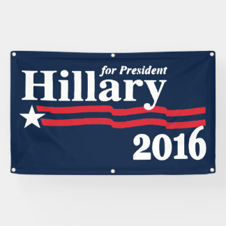 Banderoles Hillary pour le président 2016