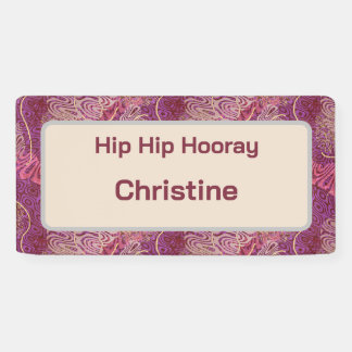 Banderoles Hip Hip Hooray Adult Birthday