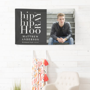 Banderoles Hip hip hourra fête de remise de diplômes photo