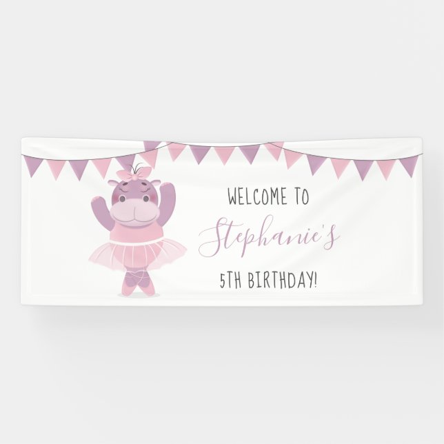 Banderoles Hippo Ballerina (Horizontal)