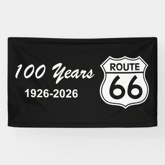 Banderoles Historic Route 66 Centennial (Horizontal)