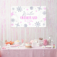 Hiver ONE derland Flocon de neige 1er anniversaire