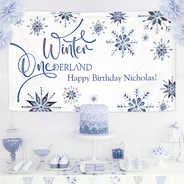 Banderoles Hiver Onederland 1er anniversaire (Créateur téléchargé)