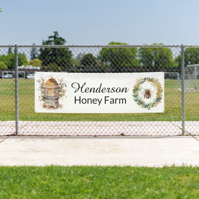 Banderoles Honey Hive et Bee Business Banner (En situation)