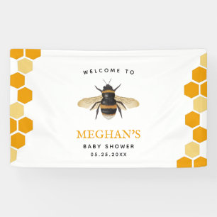 Banderoles Honeypeb Bee Theme Baby shower Bienvenue