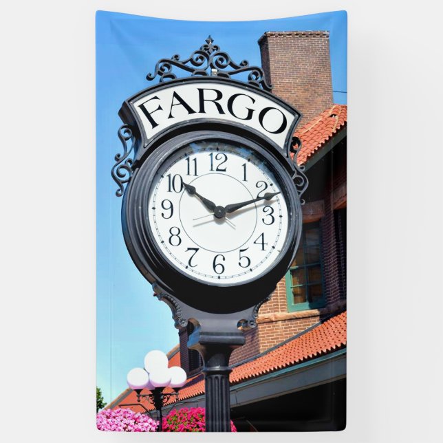 Banderoles Horloge de Fargo (Vertical)