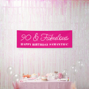 Banderoles Hot Pink 90 et Fabulous