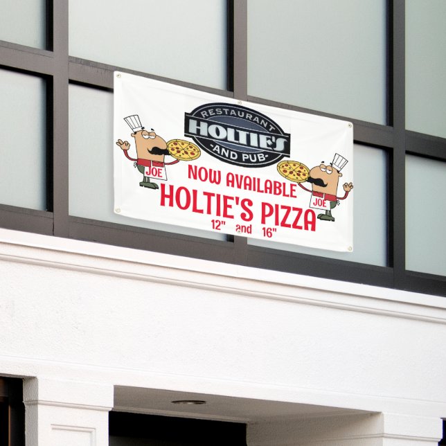 BANDEROLES HOTIES PIZZA (Bâtiment extérieur)