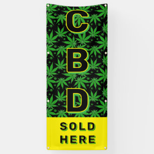 Banderoles Huile CBD Premium vendue ici Adv