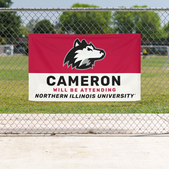 Banderoles Huskies du nord de l'Illinois| Diplôme (En situation)