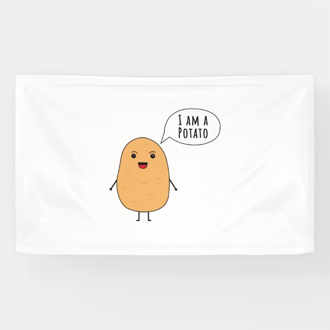 Banderoles I a potato (Horizontal)