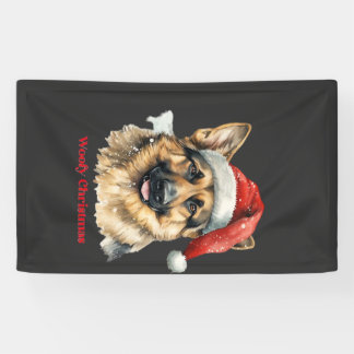 Banderoles Idées de cadeaux de Noël pour chien berger alleman
