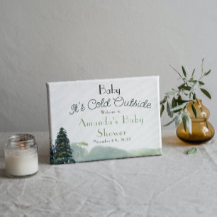 Banderoles Il fait froid à l'extérieur du Baby shower des for