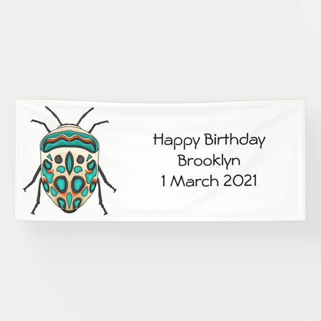 Banderoles Illustration de bug Picasso (Horizontal)