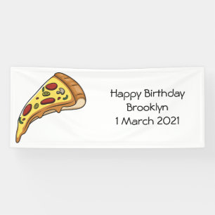 Banderoles Illustration de la pizza