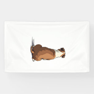Banderoles Illustration de vue arrière de Bulldog vintage Ama