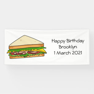 Banderoles Illustration Sandwich