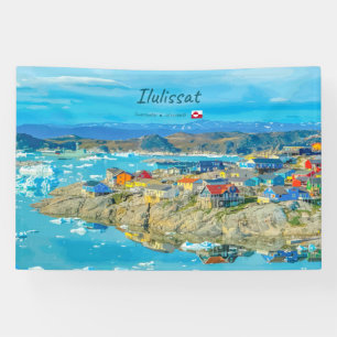 Banderoles Ilulissat, Groenland - Ville des Icebergs