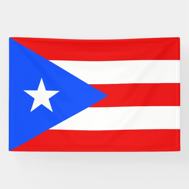 Banderoles Indicateur Porto Rico (Horizontal)