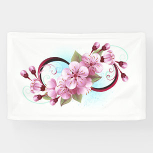Banderoles Infinité avec les fleurs Sakura