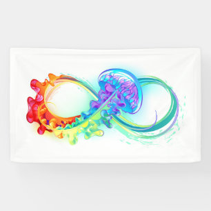 Banderoles Infinity avec Rainbow Jellyfish