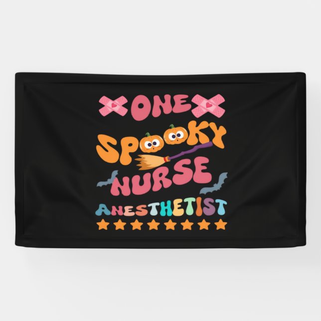 Banderoles Infirmière anesthésiste - Une infirmière Éffrayant (Horizontal)