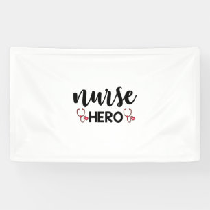 Banderoles Infirmière Cadeau Infirmière Hero