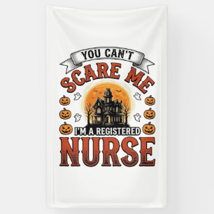 Banderoles Infirmière Halloween Vintage Épouvantable Infirmiè