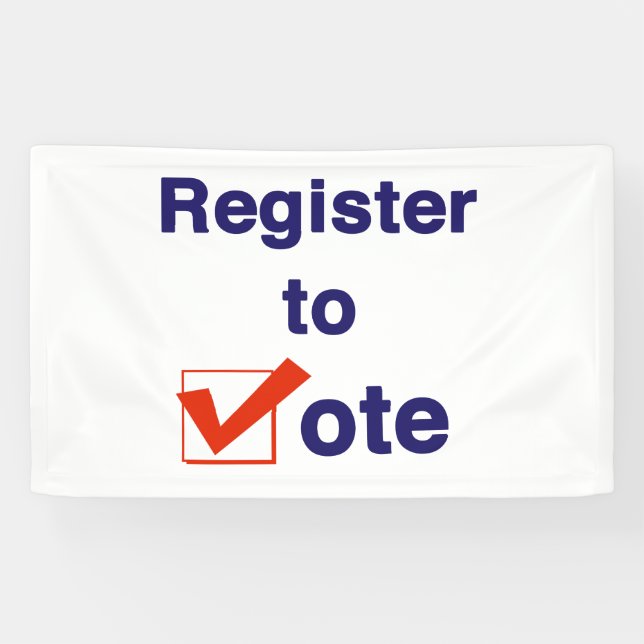Banderoles Inscrivez-Vous Au Vote 2026 (Horizontal)