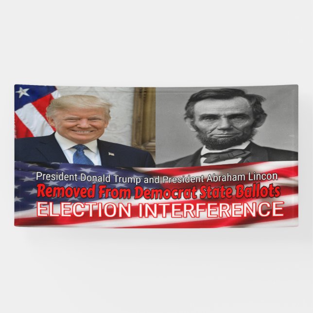 Banderoles Interférence électorale (Horizontal)