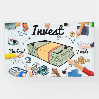 Banderoles Investir Commerce Stock marché Cryptomonnaie