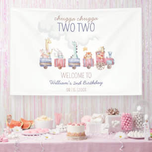 Banderoles Invitation d'anniversaire "Toy Train All Aboard", 