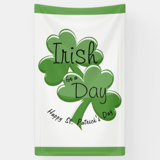 Banderoles Irlandais pour une journée Joyeuse Saint-Patrick C