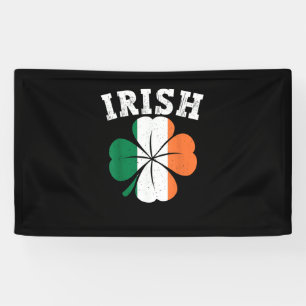 Banderoles Irlande Shamrock Irlande Drapeau Saint Patrick Jou
