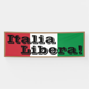 Banderoles Italia Libera