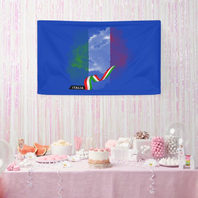 Banderoles Italian flag (Fête)