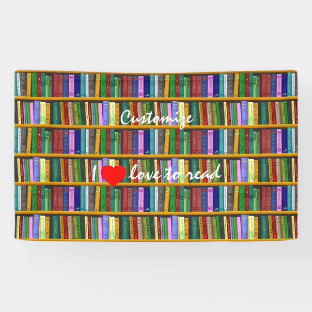 Banderoles J'adore lire Livres Thunder_Cove (Horizontal)