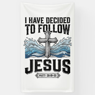 Banderoles J'ai décidé de suivre Jésus Vintage Shirt