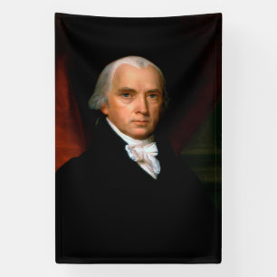 Banderoles James Madison 4e Président des États-Unis