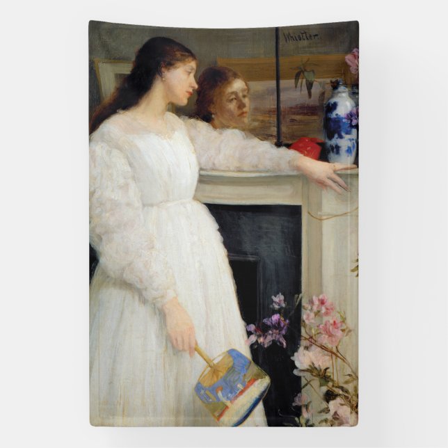Banderoles James Whistler - Symphonie en blanc no 2 (Verticale)