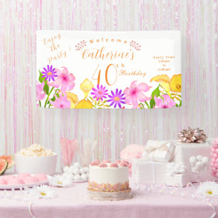 Banderoles Jardin Floral