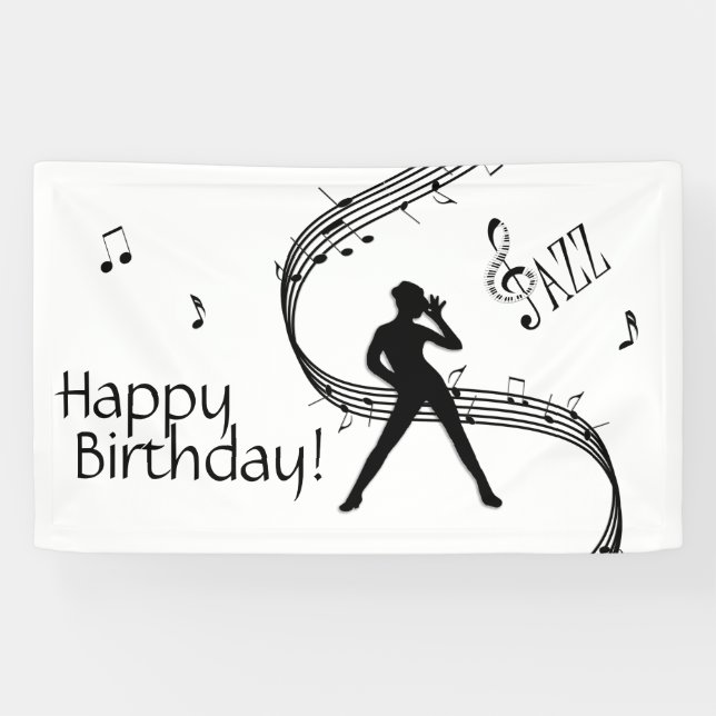 Banderoles Jazz Dance Music (Horizontal)